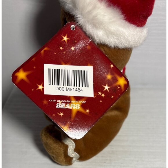 Sears Christmas Plush Whiskers Mouse 2001 Ginger Bell Gingerbread Man 2004 6" - Picture 5 of 13